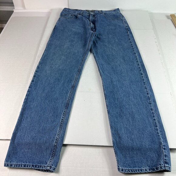 Y2K Levi's Silver Tab Jeans Men's 34x32* Relaxed Straight Blue Denim Tag 33x32 - Picture 1 of 16